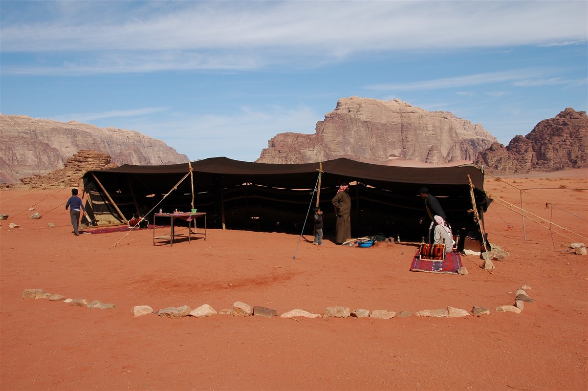 Wadi Rum -beduińska jurta
